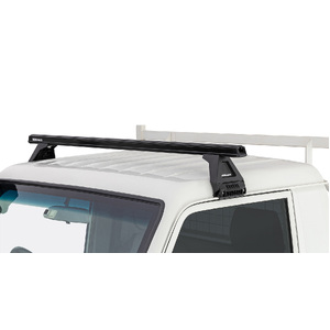 Rhino-Rack JA0791 Heavy Duty RL150 Black 1 Bar Roof Rack for MAHINDRA Pikup Single Cab 2DR Ute (06/2007-Current)