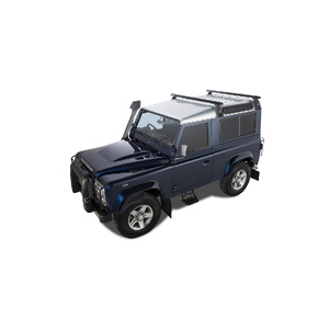 Rhino-Rack JA0804 Heavy Duty RL210 Black 2 Bar Roof Rack for LAND ROVER Defender 110 (incl. Hard Top) 4DR 4WD (03/1993-12/2020)