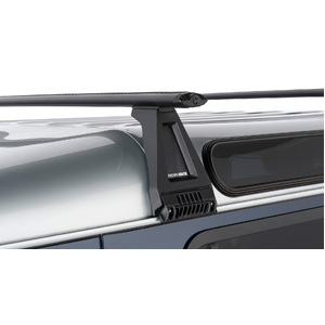 Rhino-Rack JA2737 Vortex RL210 Black 2 Bar Roof Rack for LAND ROVER Defender 110 / 130 Chassis Cab 2DR 4WD (03/1993-12/2020)