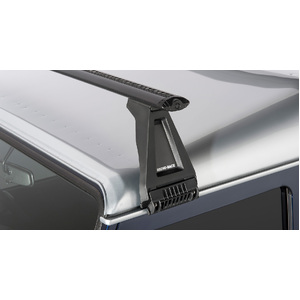 Rhino-Rack JA2775 Vortex RL210 Black 3 Bar Roof Rack for LAND ROVER Defender 110 / 130 (Incl. HCPU) Crew Cab 4DR 4WD (03/1993-12/2020)