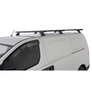 Rhino-Rack JA5743 Heavy Duty RLTF Black 3 Bar Roof Rack for HYUNDAI iLoad 2DR Van (01/2008-12/2021)
