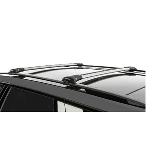 Rhino-Rack JA7952 Vortex StealthBar Silver 2 Bar Roof Rack for LAND ROVER Discovery Sport With Roof Rails 4DR SUV (05/2015-Current)