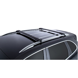 Rhino-Rack JA7969 Vortex StealthBar Black 2 Bar Roof Rack for AUDI A4 Allroad Quattro B8 With Roof Rails 5DR Wagon (10/2012-Current)
