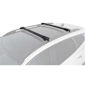Rhino-Rack JA7969 Vortex StealthBar Black 2 Bar Roof Rack for KIA Sportage Gen 5 (NQ5) With Raised Rail 5DR SUV (01/2021-Current)