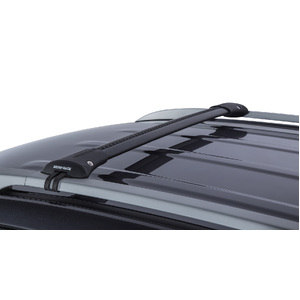 Rhino-Rack JA7970 Vortex StealthBar Black 2 Bar Roof Rack for HYUNDAI ix35 With Roof Rails 4DR SUV (02/2010-07/2015)