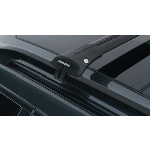 Rhino-Rack JA7971 Vortex StealthBar Black 2 Bar Roof Rack for BMW X5 E70 With Raised Rail 5DR SUV (03/2007-10/2013)