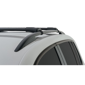 Rhino-Rack JA7975 Vortex StealthBar Black 2 Bar Roof Rack for VOLKSWAGEN Tiguan With Roof Rails 4DR SUV (05/2008-08/2016)