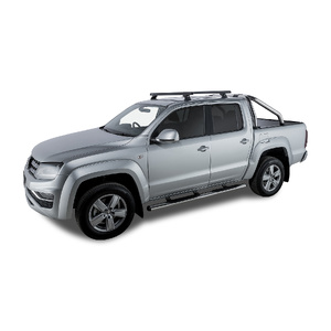 Rhino-Rack JA9478 Heavy Duty RCH Black 2 Bar Roof Rack for VOLKSWAGEN Amarok 2H Dual Cab 4DR Ute (01/2011-12/2023)