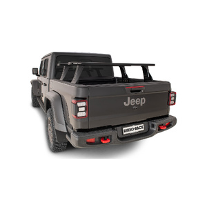 Rhino-Rack JC-01271 Reconn-Deck 2 Bar Ute Tub System for JEEP Gladiator JT &amp; Trail Rails installed 4DR Ute (01/2020-Current)
