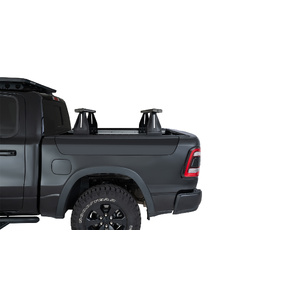 Rhino-Rack JC-01294 Reconn-Deck 2 Bar Ute Tub System for RAM 1500 Gen5 DT (5'7 BED WITH RAMBOX) &amp; Utility Tracks installed Quad Cab 4DR Ute (01/2019-C