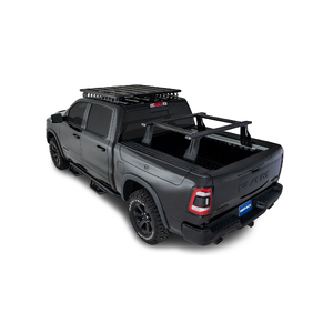 Rhino-Rack JC-01297 Reconn-Deck 2 Bar Ute Tub System &amp; 2 NS Bars for RAM 1500 Gen4 DS (5'7 BED WITH RAMBOX) &amp; Utility Tracks installed Quad Cab 4DR Ut