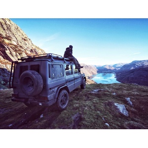 Mercedes-Benz Gelandewagen G Class (1979-2017) Slimline II Roof Rack Kit / Tall by Front Runner - KRGWT04L