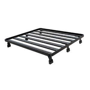 Mahindra Pik-Up Double Cab (2022-Current) Roll Top Slimline II Bed Rack Kit by Front Runner - KRMD007T