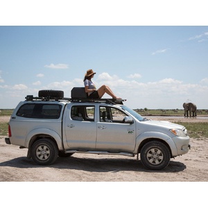 Toyota Hilux (2005-2015) Slimline II Roof Rack Kit by Front Runner - KRTH010T