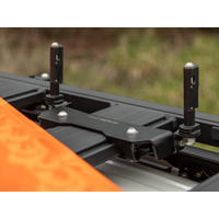 Kaon Stealth Folding Maxtrax &amp; TRED Mounts to suit ARB BASE Rack [East-West]