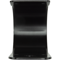 GME 76mm Wrap Around Bull Bar Bracket- Black