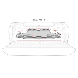 HSP Load Slide to suit Mazda BT-50 TF Dual Cab 2020 - Onwards