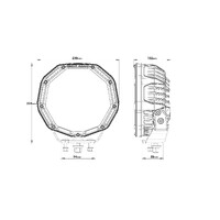 Bushranger Night Hawk 9&quot; VLI Series LED Driving Light Kit to suit Isuzu D-Max 2012 - 2020 (with Factory LEDs)