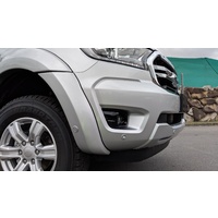 EGR Fender Flares Front Only to suit Ford Ranger PX 2011 - 2022 PX1 (Ultra Matte Black Unpainted Smooth)