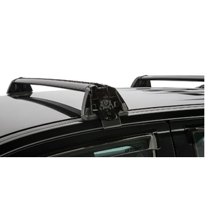 Rhino-Rack RV0321B Vortex ROC25 Flush Black 2 Bar Roof Rack for MAZDA BT50 Gen2 Dual Cab 4DR Ute (01/2011-12/2020)