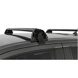 Rhino-Rack RV0321B Vortex ROC25 Flush Black 2 Bar Roof Rack for FORD Ranger PX/PX2/PX3 Double Cab 4DR Ute (01/2011-12/2022)