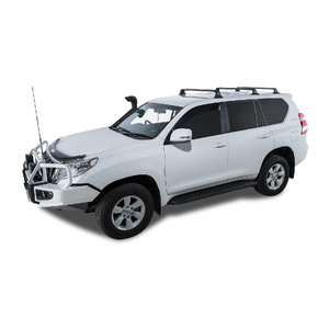 Rhino-Rack RVP23 Vortex RVP Black 3 Bar Roof Rack for TOYOTA Prado 150 Series 5DR 4WD (01/2009-12/2024)