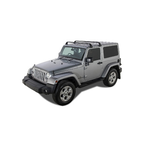 Rhino-Rack SG60 Vortex SG Black 2 Bar Roof Rack for JEEP Wrangler JK Hard Top 2DR 4WD (02/2011-03/2019)