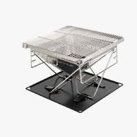 Darche Fire Pit Bbq 450 With Adjustable Grill Plate