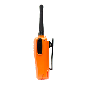 GME 5/1 Watt UHF CB Handheld Radio including Accessories - Twin Pack - Blaze Orange