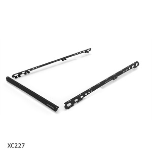 X-Country Razor Roof Rack Mount to suit Toyota Landcruiser   300 series 5dr 4WD with Bare/Raised rails 2021 - Onwards - XC227