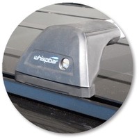 Prorack Black 2 Bar Aero Flush Bar kit to suit Land Rover Discovery 4 5dr SUV (2009 - 3/2017)