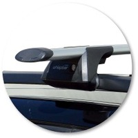 Prorack Silver 2 Bar Aero Through Bar kit to suit BMW X3 5dr SUV (2004 - 2010)