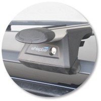 Prorack Silver 2 Bar Aero Through Bar kit to suit Volvo V70 5dr Wagon (11/2000 - 2006)