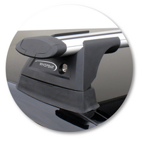 Prorack Black 2 Bar Aero Through Bar kit to suit Mercedes-Benz E-Class W211 4dr Sedan (2002 - 2009)