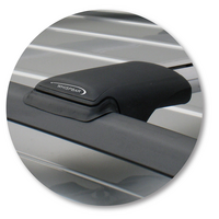 Prorack Silver 2 Bar Aero Rail Bar kit to suit Volvo XC90 5dr SUV (2003 - 2014)