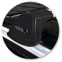 Prorack Silver 2 Bar Aero Flush Bar kit to suit Jeep Compass 5dr SUV (2011 - 2016)