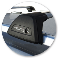 Prorack Silver 2 Bar Aero Flush Bar kit to suit Skoda Octavia 5dr Wagon (9/2013 - 2019)