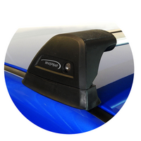 Prorack Black 2 Bar Aero Flush Bar kit to suit Subaru WRX 4dr Sedan (2011 - 2014)