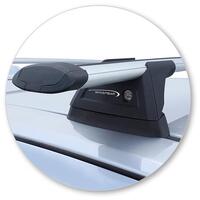 Prorack Silver 2 Bar Aero Through Bar kit to suit Isuzu D-Max LS-U/LS-M Crew Cab 4dr Ute (2012 - 9/2020)