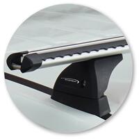 Prorack Black 2 Bar Heavy Duty Through Bar kit to suit Mitsubishi Triton Double Cab 4dr Ute (2015 - 1/2024)