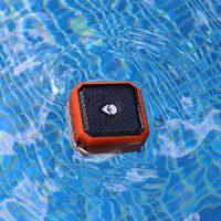 EcoXGear EcoPebble Lite Waterproof Floating Speaker (Orange)