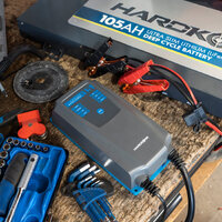 HARDKORR 15A 9-STAGE AC BATTERY CHARGER (240V)