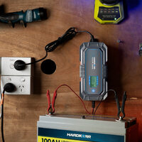 HARDKORR 10A 8-STAGE BATTERY CHARGER (240V)
