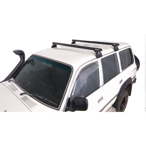 Rhino-Rack JA0631 Heavy Duty RL110 Black 2 Bar Roof Rack for MITSUBISHI L200 2DR Van (01/1984-01/1986)