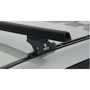 Rhino-Rack JA0672 Heavy Duty RLTP Trackmount Black 3 Bar Roof Rack for MITSUBISHI Pajero NS-NX LWB 4DR 4WD (11/2006-Current)