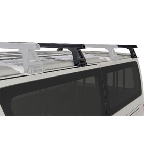 Rhino-Rack JA0801 Heavy Duty RL150 Black 2 Bar Roof Rack for TOYOTA Hiace Gen 4 2DR Van (11/1989-02/2005)