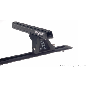 Rhino-Rack JA0815 Heavy Duty RLTF Trackmount Black 2 Bar Roof Rack for HYUNDAI iLoad 2DR Van (01/2008-12/2021)