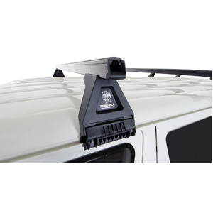 Rhino-Rack JA0847 Heavy Duty RL150 Black 4 Bar Roof Rack for TOYOTA Hiace Gen 5 LWB 2DR Van (03/2005-05/2019)