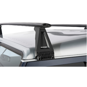 Rhino-Rack JA2775 Vortex RL210 Black 3 Bar Roof Rack for LAND ROVER Defender 110 / 130 (Incl. HCPU) Crew Cab 4DR 4WD (03/1993-12/2020)