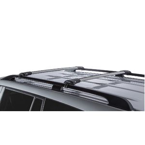 Rhino-Rack JA7962 Vortex StealthBar Silver 2 Bar Roof Rack for TOYOTA Land Cruiser 200 Series With Roof Rails 5DR 4WD (01/2007-12/2021)